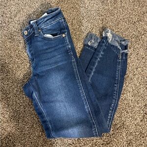 KanCan Dark Blue Ankle Jeans